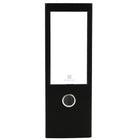 Bindertek 3-Ring 4-Inch Premium High Capacity Binder - Black - 4 Pack-Ring mechanism mounted to back cover for durability