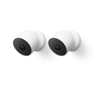 Google Nest Cam Indoor/Outdoor Battery Camera - 2 Pack-Alerts for people, animals, and vehicles
