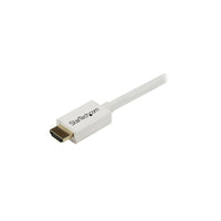 StarTech 7m (23 ft) White CL3 In-wall High Speed HDMI Cable, HDMI to HDMI, M/M-Ideal for in-wall HDMI installations