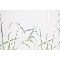 Brewster Bamboo Static Cling Sidelight Privacy Film-Block unwanted views and viewers