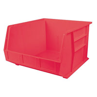 Kleton Plastic Bins, 16-1/2"W x 18"D x 9"H, Red, 3 Pack-Bins reduce and control inventories, shorten assembly times and minimize parts handling