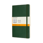 Moleskine - Cahier classique à couverture souple lignée - Grand - Vert myrte - 5 "x 8,25"-Style de portrait