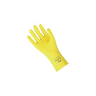 Ansell 12" Pebble Embossed Grip Latex Gloves, Yellow, Size 8, 144 Pack-Size: 8