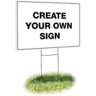 Siglet Vinyl Stick-on Helvetica Letters/Numbers Sign, 18" x 24" (4781)-Sign making made simple