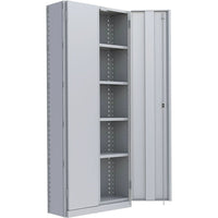 Metalware RK913 Boltless Shelving Unit, 6-Shelves, 36" x 24" x 88", Light Grey-Adjustable shelving system that provides high strength, yet economical storage capacity for your needs