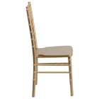Flash Furniture HERCULES Series Wood Chiavari Chairs - Gold - 2 Pack-Stack Quantity: 10