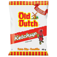 Old Dutch Ketchup Flavoured Potato Chips - 40g - 40 Pack-Ketchup