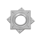 Azar Displays 4" x 4" Metal Revolving Display Base (P-4SQLS)-Made from metal