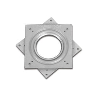 Azar Displays 4" x 4" Metal Revolving Display Base (P-4SQLS)-Made from metal