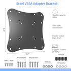 ShoppingAll VESA Adapter for 200x200, 200x100, 100x100, 75x75mm TV & Monitor Mounting Bracket Extension Kit-7