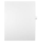 Mark Maker Legal Exhibit Index Tab White Single Tabs, 1/25th Cut, Letter Size, No Holes, Number 86, 25 Pack-White Single Tabs, 1/25th Cut