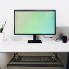Inktekview 27'' x 12'' Keyboard Tray on Rails-Plateau 27" x 12" x 5/8"