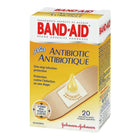 BAND-AID Brand Bandages Plus Antibiotic, Assorted, 20 Pack-No mess application