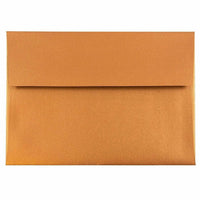 JAM Paper A8 Invitation Envelopes, 5.5 x 8.125, Stardream Metallic Copper, 50 Pack (9844I)-Copper stardream metallic envelope