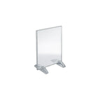 Azar Displays 7" x 5" Vertical/Horizontal Dual-Stand Acrylic Sign Holder, Clear, 10 Pack (132722)-Perfect for schools, businesses, homes, and retail stores