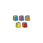 Trend T-10950 5.5" Diecut Bright Backpacks Classic Accents, Multicolour, 108 Pack (T-10950)-Dimensions: 6"H x 5.5"W