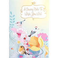 Rosedale 5 1/2" x 8" Greeting Cards/Envelopes - 12 Pack-Card shop quality greeting cards.