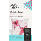 Mont Marte Signature Fabric Paint Set - 20ml - 20 Assorted Colours-20 piece  fabric paints