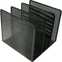 Artistic Products 3-Compartment Metal File Sorter-Punched flat metal construction