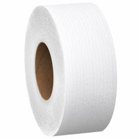 Scott - Papier hygiénique en rouleau format géant grande capacité - 2 épaisseurs - non perforé - caisse compacte pour un stockage facile - blanc - paquet de 4-1 000 pi/rouleau, 4 rouleaux de papier hygiénique format géant grande capacité Scott/caisse, 4 000 pi/caisse