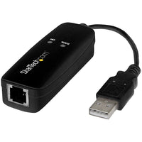 StarTech 56K USB Dial-up and Fax Modem (USB56KEMH2)-Add dial-up support to a laptop, tablet or desktop computer when broadband access is not available