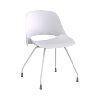 Humanscale Trea Office Chair - White-Engineered with a unique solid state recline mechanism that offers the sitter 12 degrees of movement