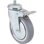 Total Lock Solid Stem Light-duty Casters, 2 Pack-Wheel Dia" - 3