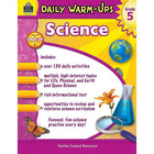 Teacher Created Resources Daily Warm-Ups Science, Grade 5 (TCR3972)-Science