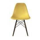 Plata Import Eiffel Chair, Yellow Seat, Natural Wood Legs (PC-016W-YELLOW)-Dining Chair