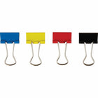 Staples Binder Clips - Mini 3/5" - Assorted Classic Colours - 40 Pack-Tempered steel clips