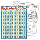 TREND enterprises, Inc. Numbers 0-200 Owl-Stars! Learning Chart, 17" x 22"-Size: 17" x 22"