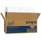 Scott - Papier hygiénique en rouleau format géant grande capacité - 2 épaisseurs - non perforé - caisse compacte pour un stockage facile - blanc - paquet de 4-2 épaisseurs