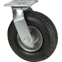 Kleton Pneumatic Casters, Swivel, 8" (203.2 Mm), Pneumatic, 350 Lbs. (158.8 Kg.) - 4 Pack-Bolt Hole Size 13/32" (10.32 mm)