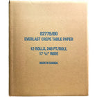 Everlast 02775 Crepe Exam Table Paper, 17.75" x 248', 12 Pack-Crepe Table Paper