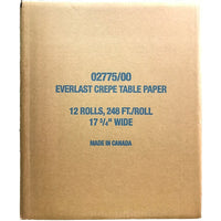 Everlast 02775 Crepe Exam Table Paper, 17.75" x 248', 12 Pack-Crepe Table Paper