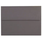 JAM Paper A8 Invitation Envelopes, 5.5 x 8.125, Dark Grey, 250 Pack (36396435H)-Gray dark base envelope