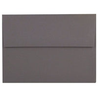 JAM Paper A8 Invitation Envelopes, 5.5 x 8.125, Dark Grey, 250 Pack (36396435H)-Gray dark base envelope