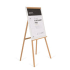 Archyi Quadpod Easel, Angolo Collection, 35" x 72", White-Magnetic steel dry erase surface with 10 year warranty