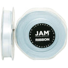 JAM Paper Double Faced Satin Ribbon, .38 Inch Wide x 25 Yards, Baby Blue, 2 Pack (803SAltbu25g)-Baby blue