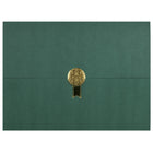 St. James Document/Certificate Holders - Gold Award Seal with Single Gold Ribbon - Green - 5 Pack-Add ceremony, elegance and sincerity to the act of giving recognition