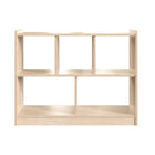 Flash Furniture Bright Beginnings Commercial Grade 5 Section Modular Wooden Classroom Open Storage Unit, Kid Friendly - Natural-Rounded Edges Prevent Abrasions from Accidental Contact