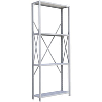 Metalware RK313 Boltless Shelving Unit, 4-Shelves, 36" x 24" x 88", Light Grey-Adjustable shelving system that provides high strength, yet economical storage capacity for your needs