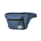 Champs Canvas Waist-Pack/Crossbody Bag, Blue (MP2000-BLUE)-Black Canvas Material