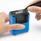 Trodat Dater Do-It-Yourself Self-Inking Stamp Kit, 2-Line-Contains up to 65% post-consumer recycled plastic