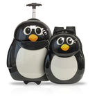 TUCCI Italy PENGU" BUDDY Kids Luggage - 2 Piece Set - Penguin Buddy-Designed in Italy