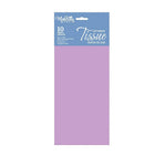 MillBrook Papier de soie, Lavande, 10 feuilles par paquet, caisse de 12 (93005)-Papier de soie