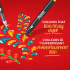 Sharpie Creative Markers - Water-Based Acrylic - Bullet Tip - Assorted Colours - 5 Pack-7