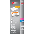 Avery 74466 Garment Friendly Clip Style Name Badge Kit-Clip style, Top-Load