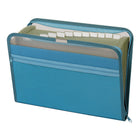 Pendaflex Nylon Fabric Accordion File, 13-Pocket-Assorted colours (Black, Blue and Beige)+