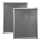 Eddie's Lockable Snap Frame Poster Holder - 22" x 28" - Silver Aluminum - 2 Pack (120666-2)-Lockable Snap Frame Poster Frames